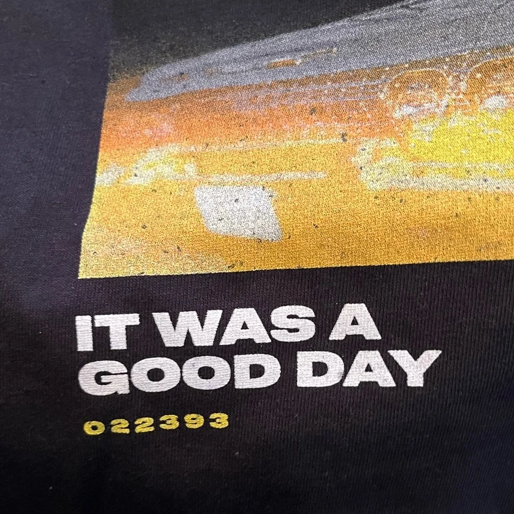 ICE CUBE black short sleeve T-shirt.  Size L. NWOT.  UNISEX - Picture 2 of 9